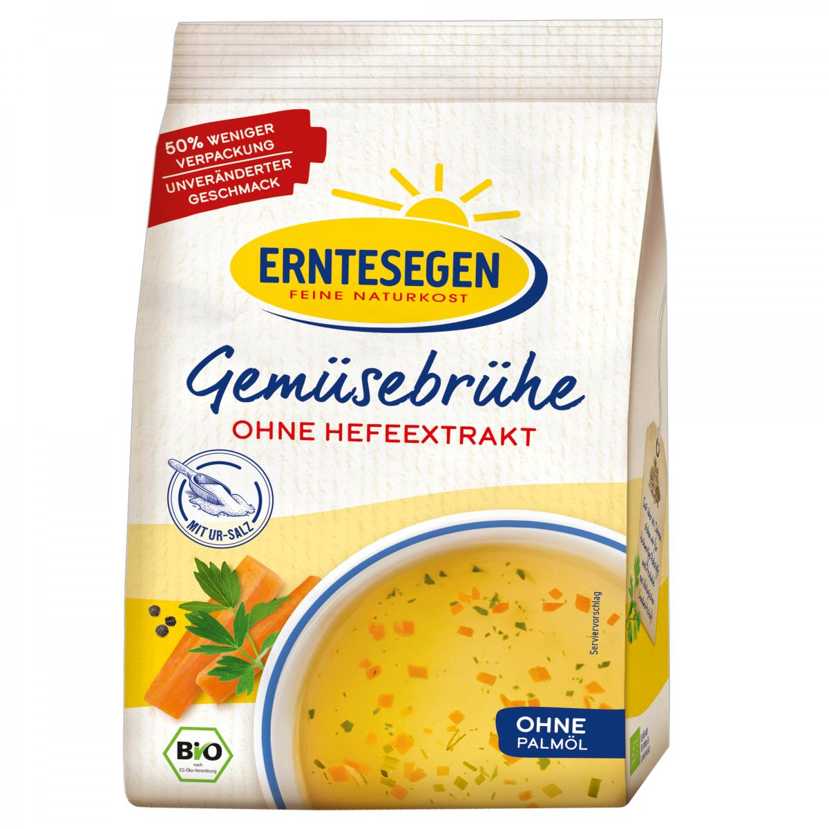 Erntesegen Gemüsebrühe, ohne Hefe, 250 g Stück