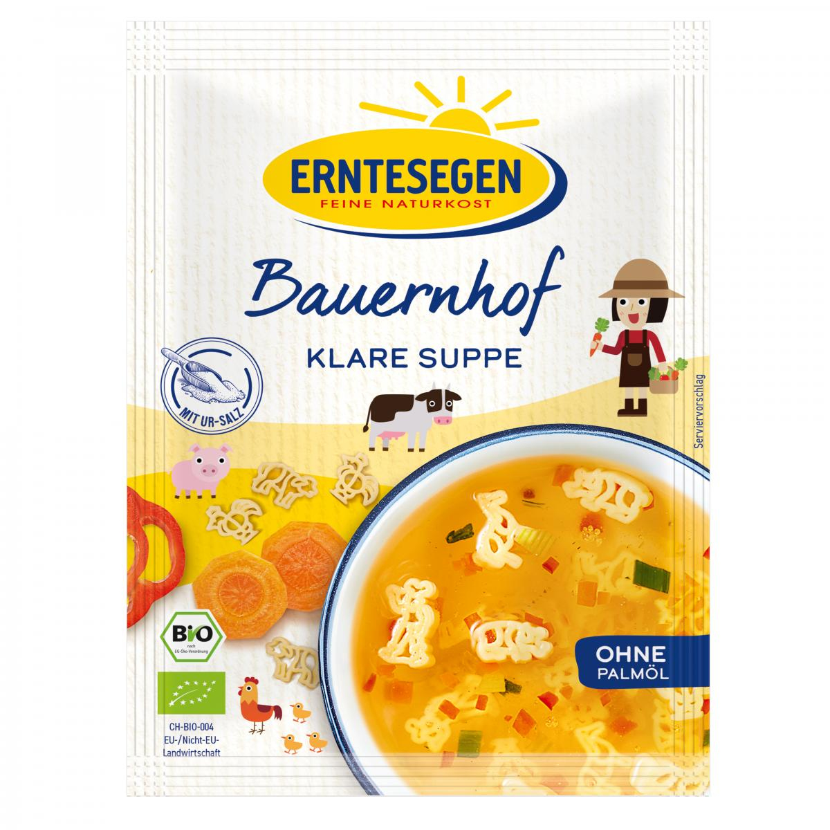 Erntesegen Bauernhof Klare Suppe, 55 g Beutel