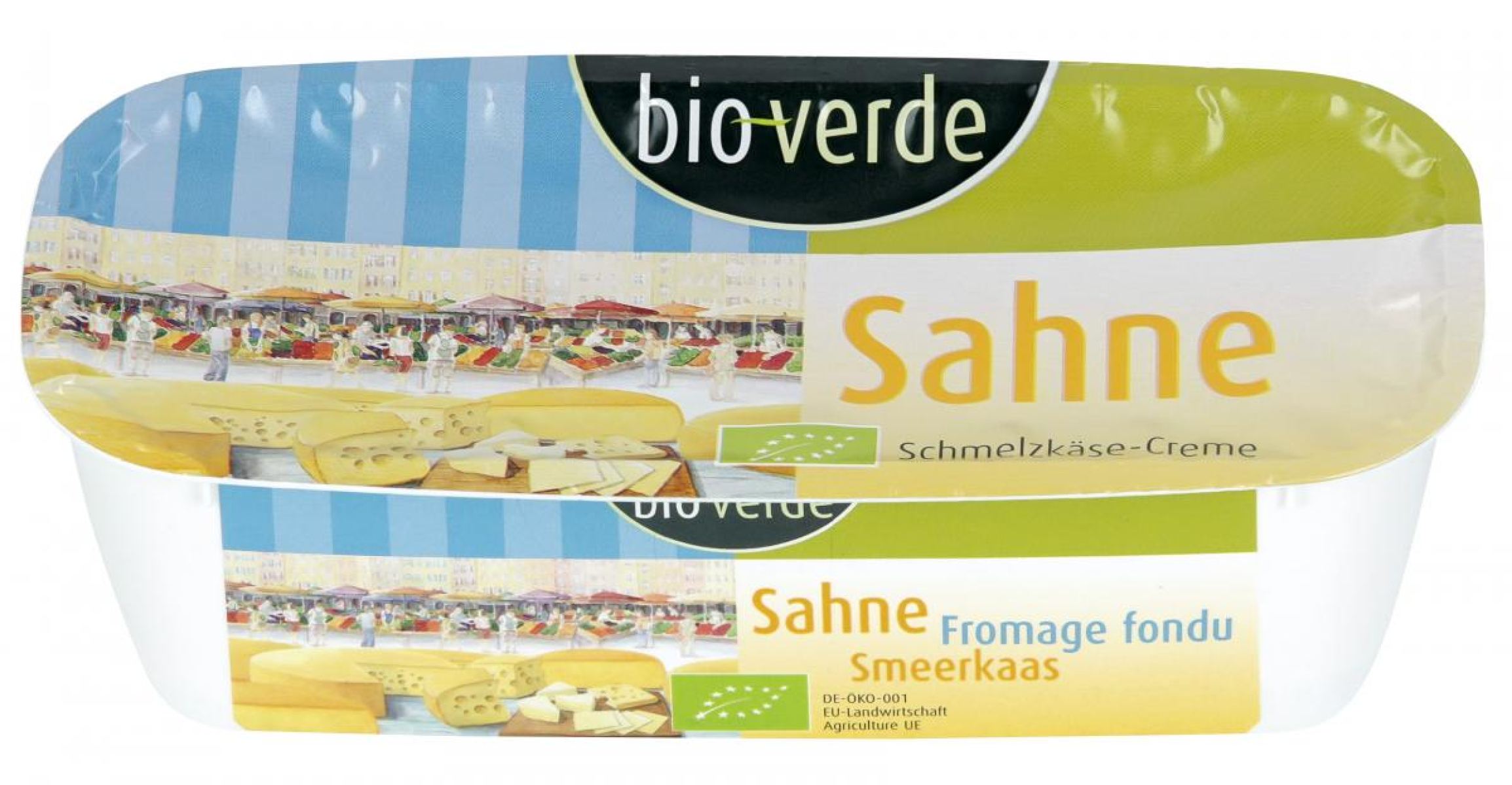 bio-verde Sahne Schmelzkäse, 175 gr Becher