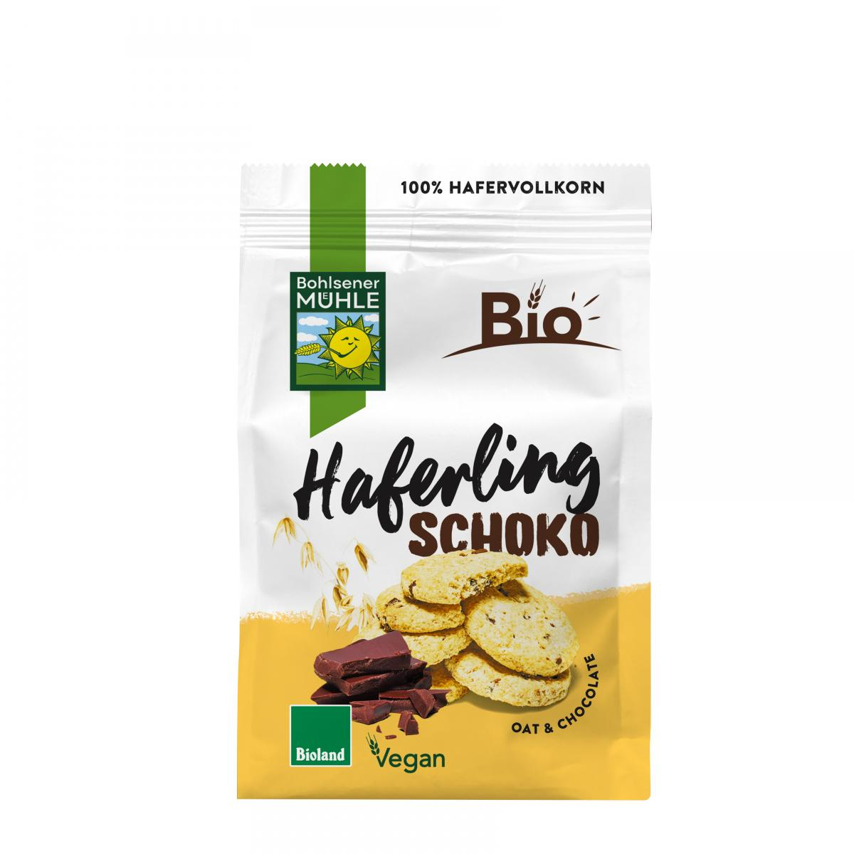 Bohlsener Schoko Haferlinge, 125 gr Packung
