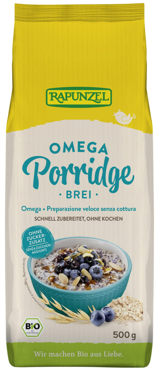 Rapunzel Frühstücksbrei Omega, 500 gr Packung