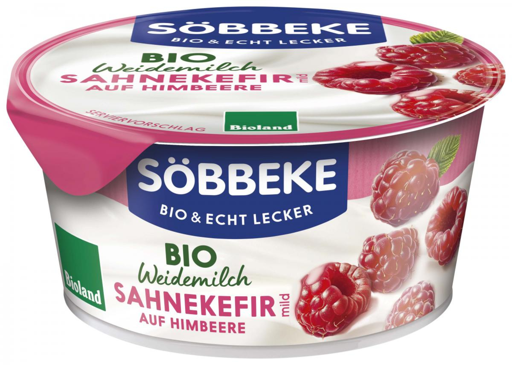 Söbbeke Weidemilch Sahnekefir Himbeere150gr Becher