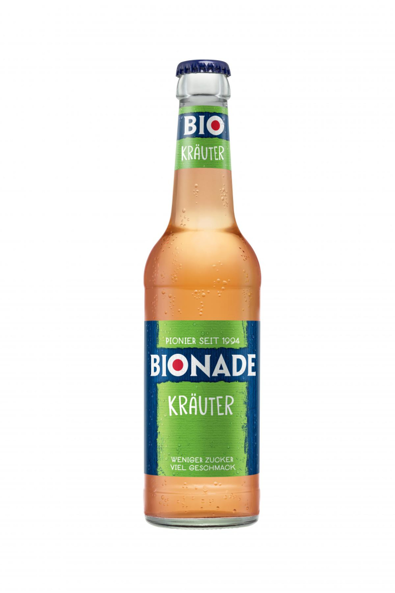 Bionade Kräuter, 0,33 ltr Flasche