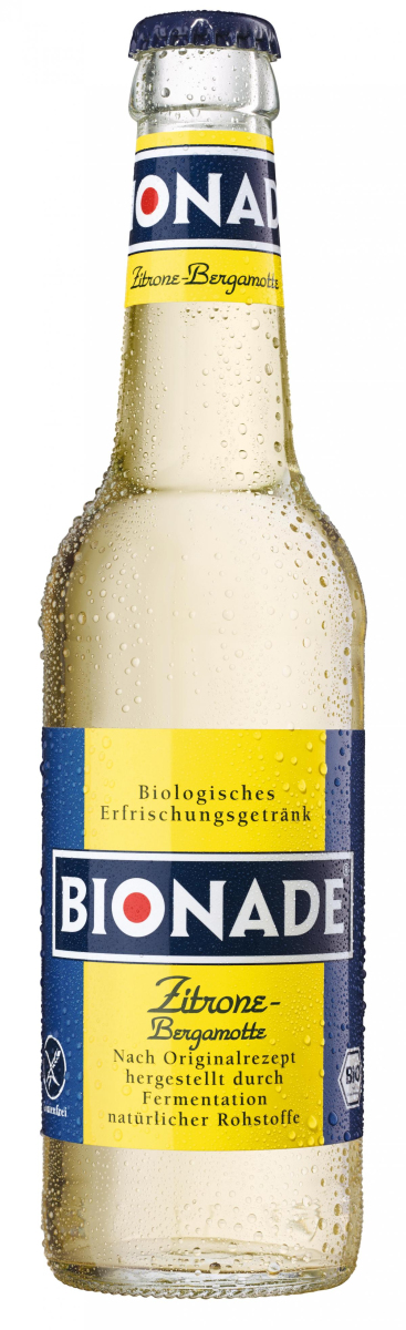 Bionade Zitrone-Bergamotte, 0,33 ltr Flasche