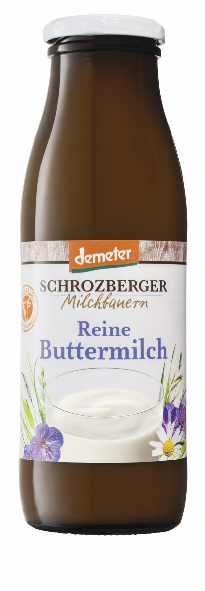 Schrozberg Milchbauern Buttermilch, 0,5 ltr Flasch