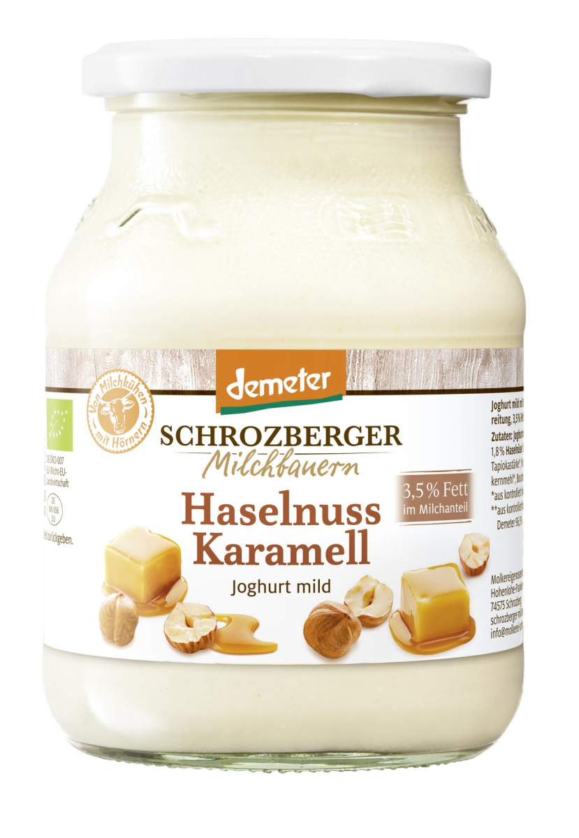 Schrozberger Saisonjoghurt Haselnuss Karamel