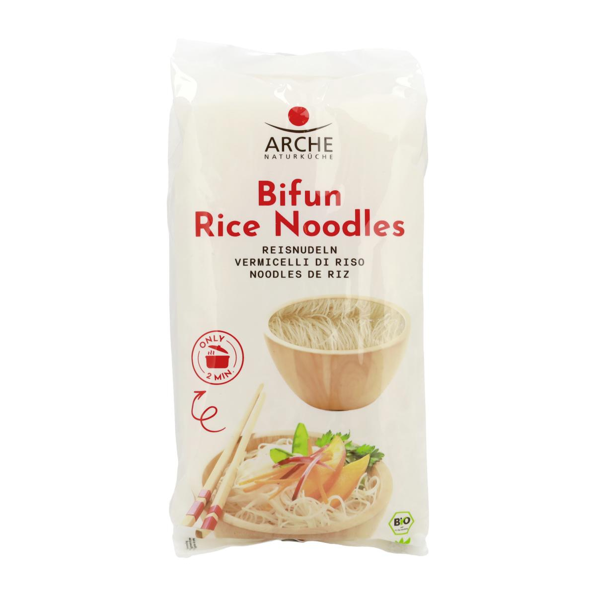 Arche Naturküche Bifun Rice Noodles, 250 g Packung