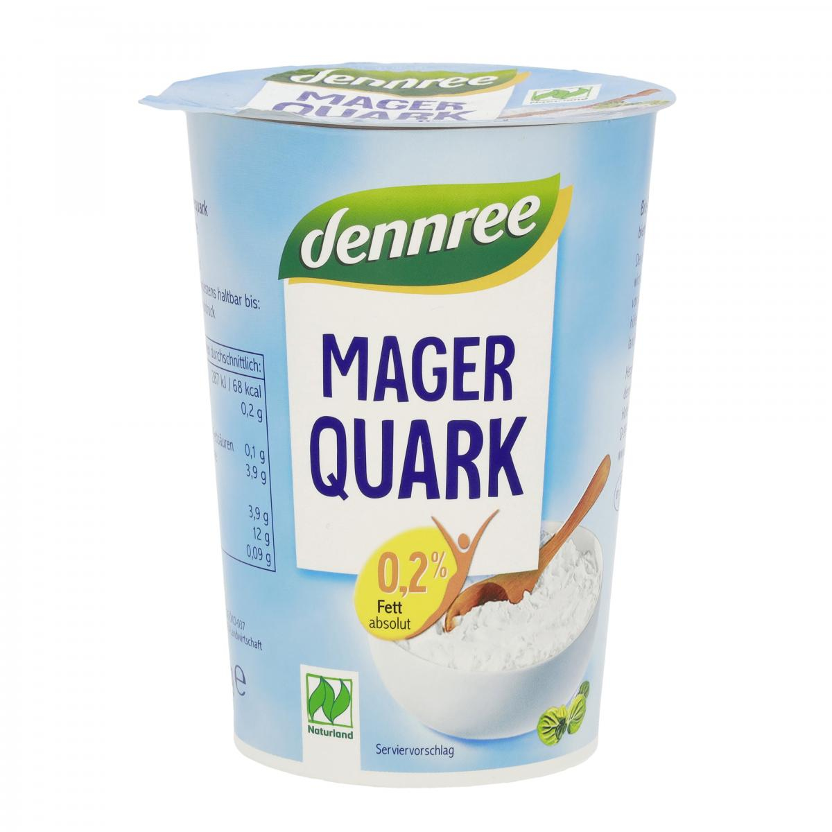 dennree Speisequark Magerstufe, 500 gr  Becher