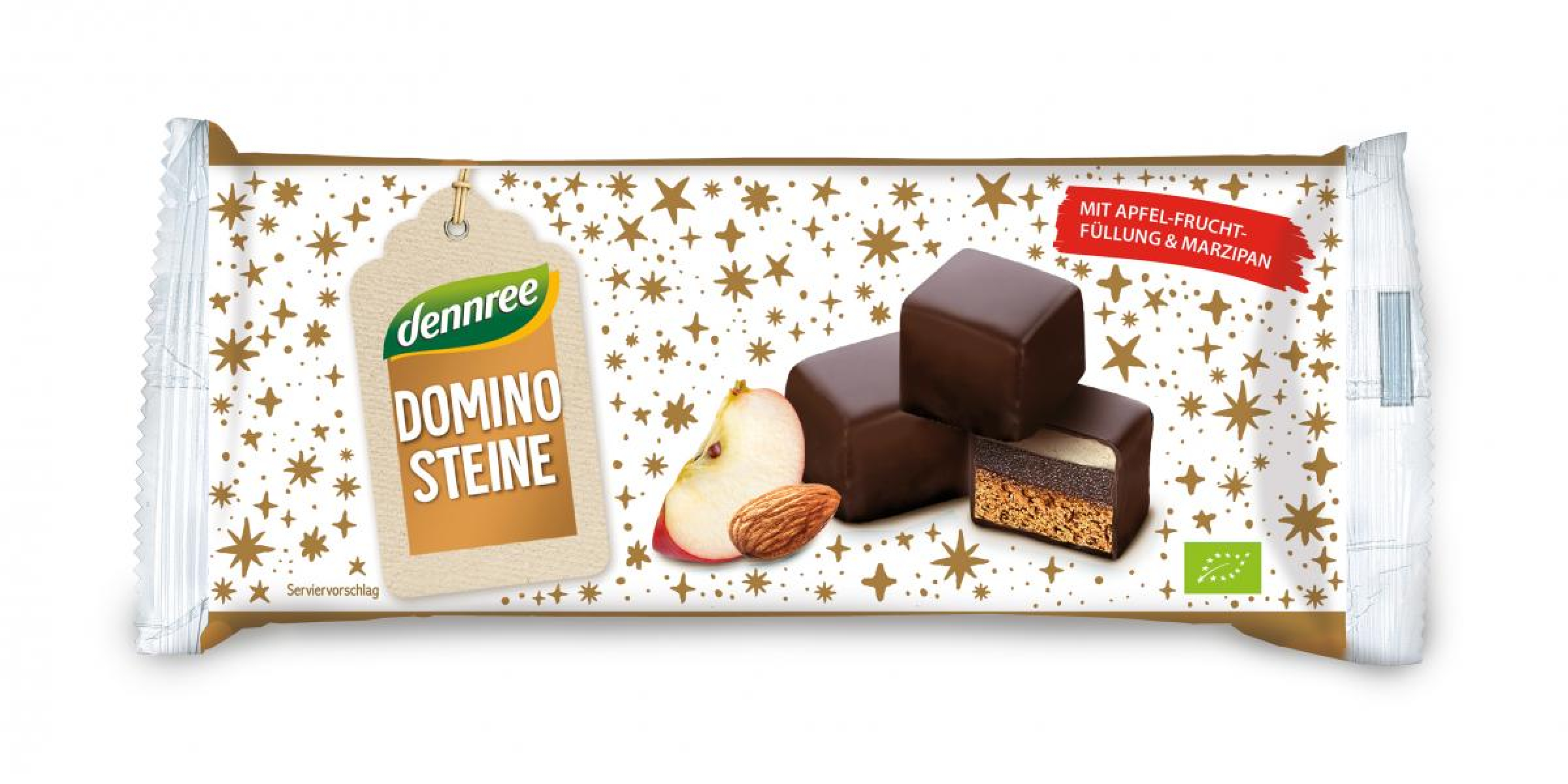 dennree Dominosteine, 125 gr Packung