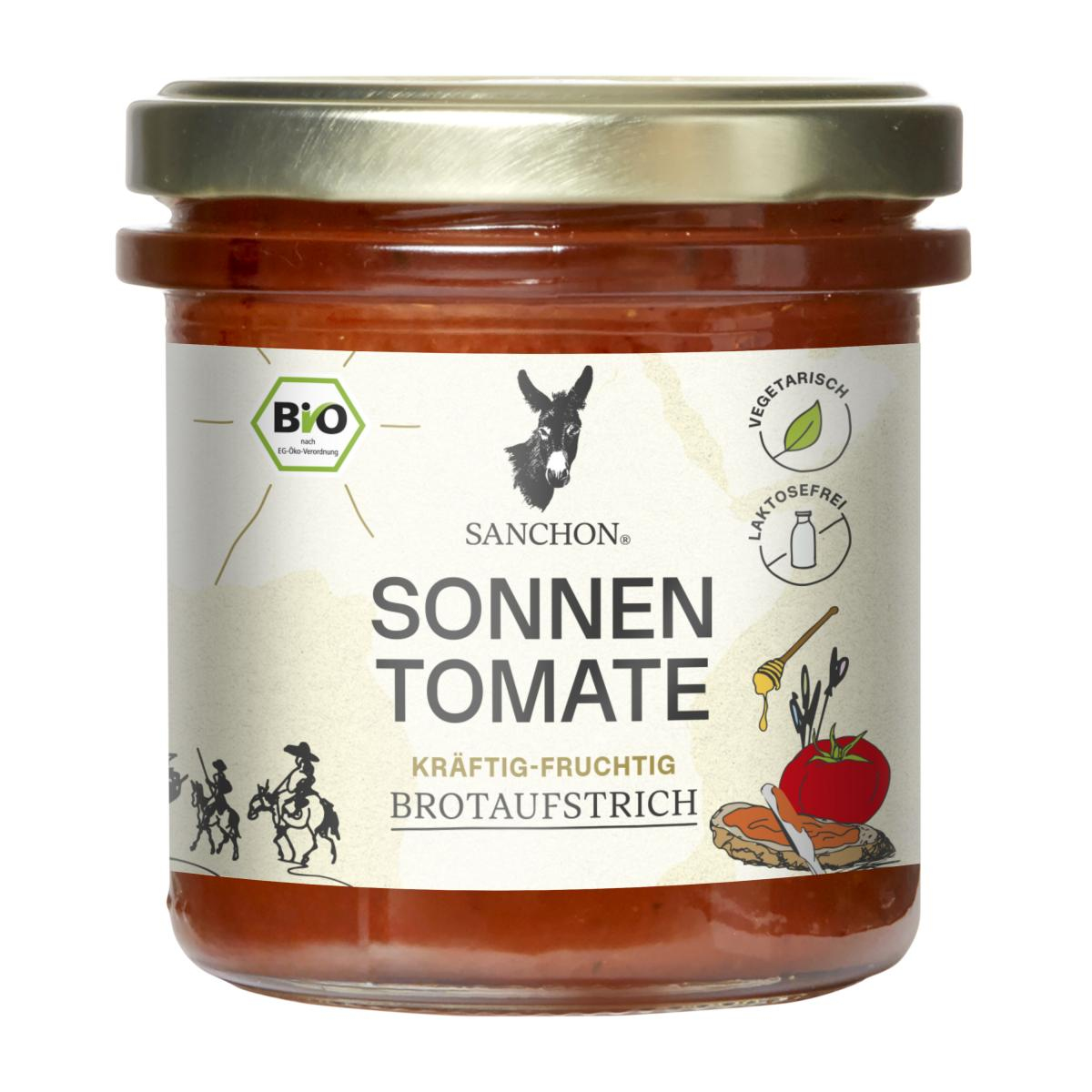 Sanchon Sonnentomate Brotaufstrich, 150 g Glas