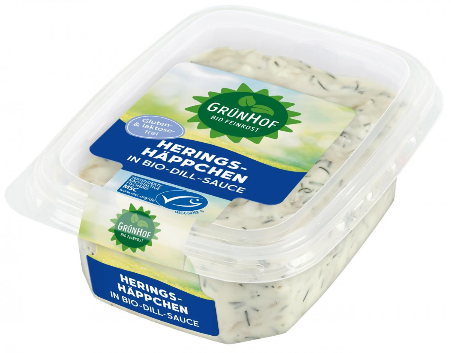 Grünhof Dillheringshappen, 150 gr Becher