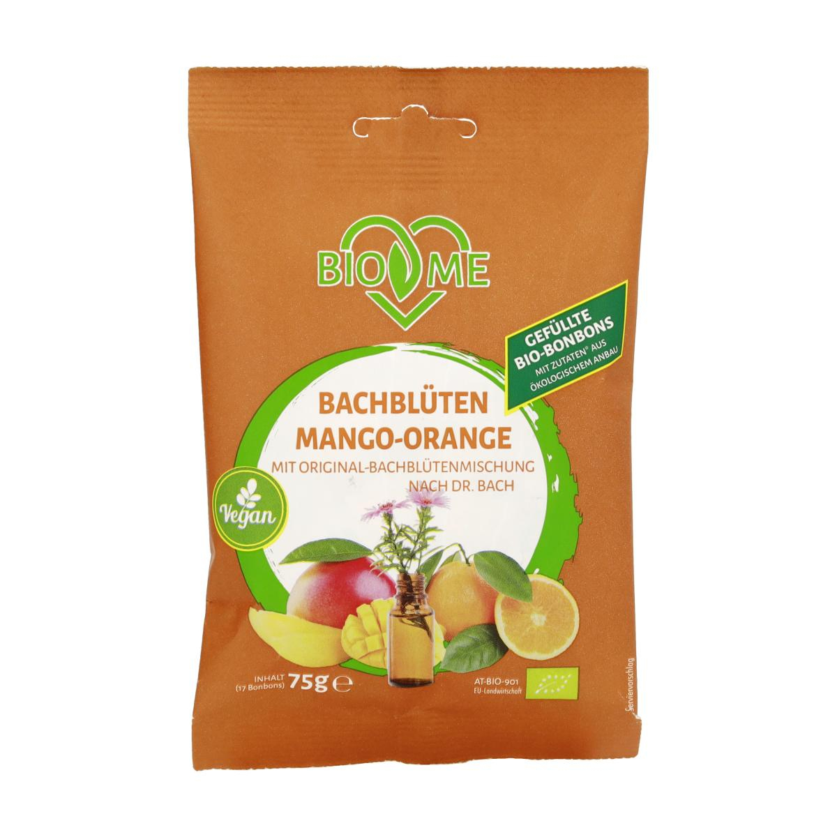BIO loves Me Bachblüten Bonbons Mango-Orange, 75 g