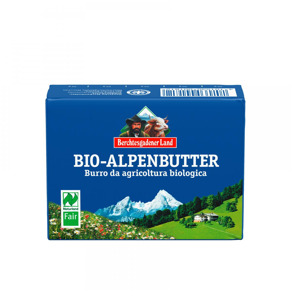 Berchtesg Bio-Alpenbutter, 250 gr Stück mit Butter
