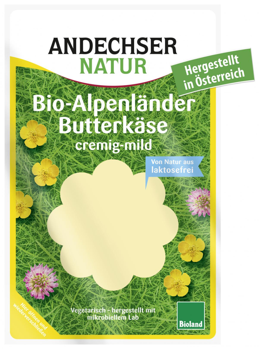 Andechser Natur Alpenländer Butterkäse natur, 150