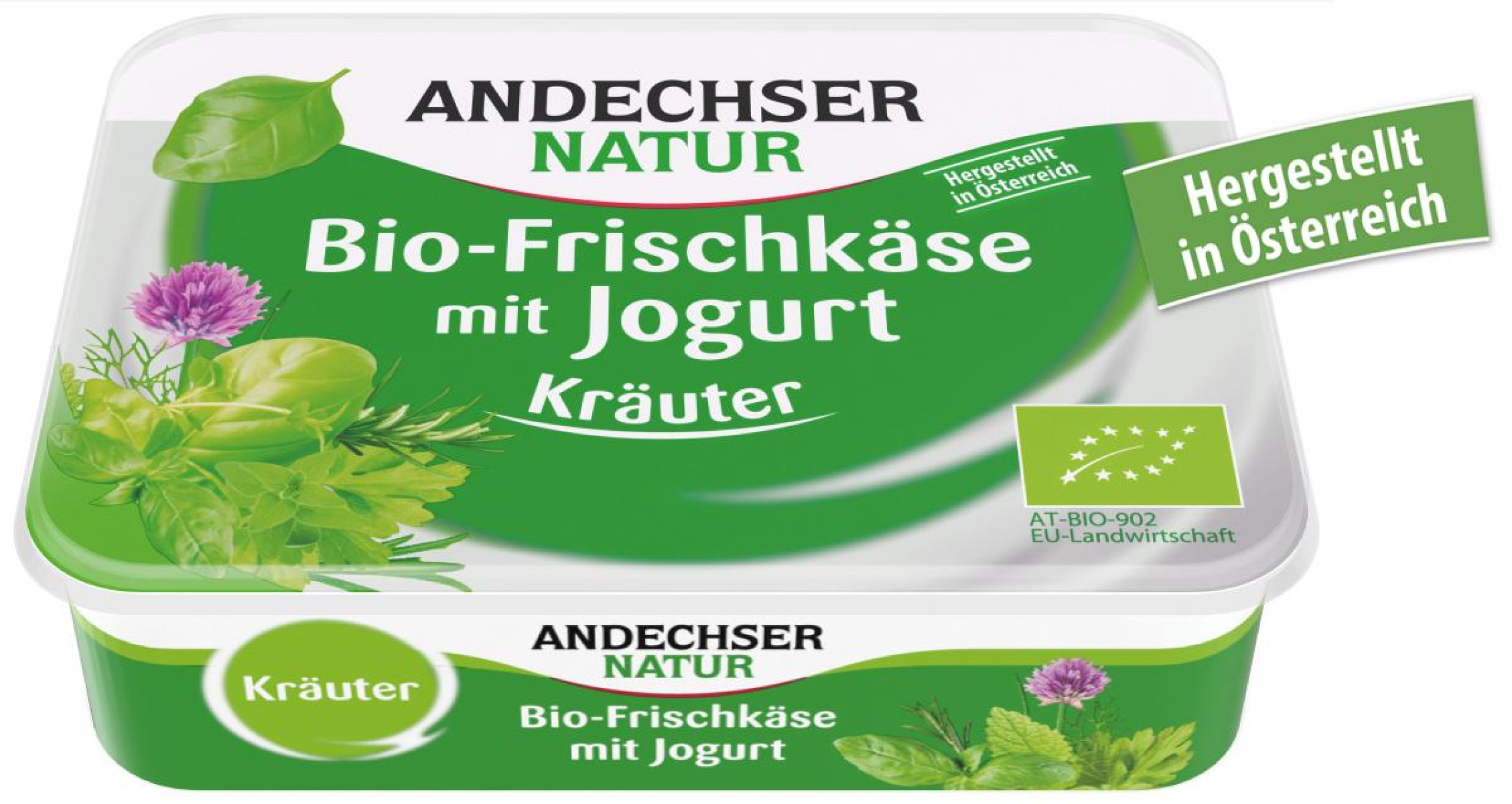 Andechser Natur Frischkäse Kräuter, 175 gr Becher