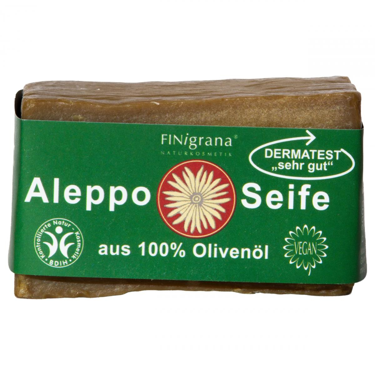 Finigrana Aleppo Seife aus 100% Olivenöl, 200 gr S
