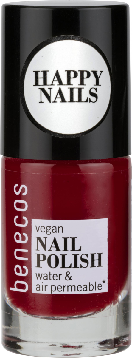 benecos Nail Polish cherry red, 5 ml Flasche