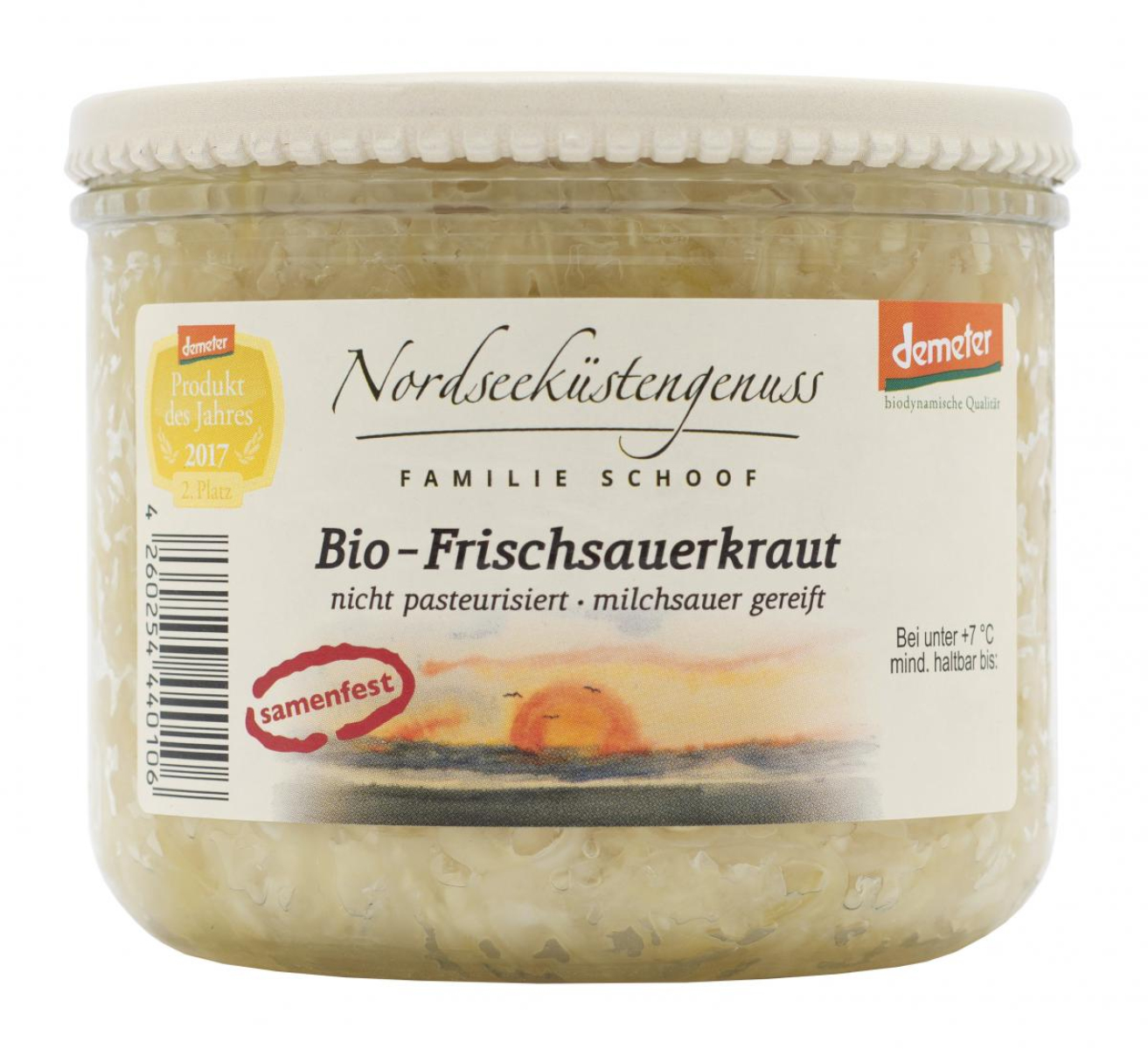 Sauerkraut Frischkost im Glas