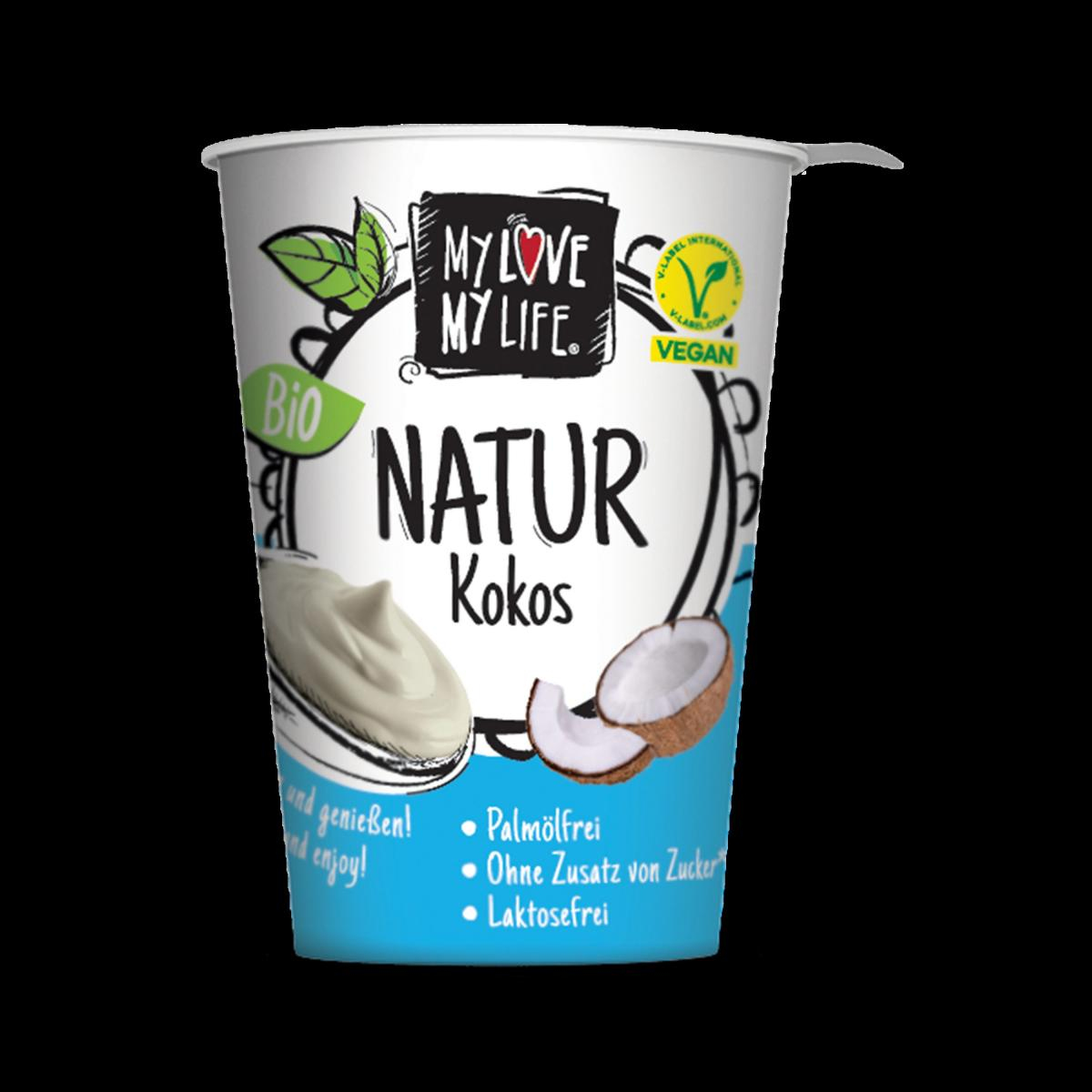 MyLove-MyLife Kokos Natur ungesüßt, 400 gr Becher