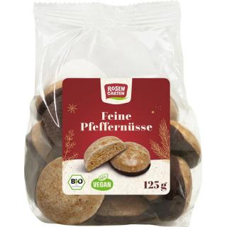 Rosengarten Pfeffernüsse mit Zartbitterfuß, 125 gr
