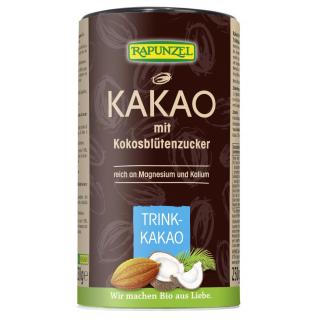 Rapunzel Kakao mit Kokosblütenzucker, 250 gr Dose