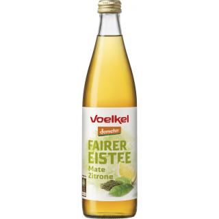 Voelkel Fairer Eistee Mate Zitrone, 0,5 L Flasche