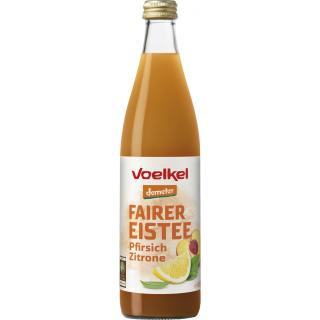 Voelkel Fairer Eistee Pfirsich Zitrone, 0,5 ltr Fl
