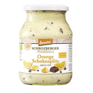 Schrozberger Saisonjoghurt Orange Schokosplits