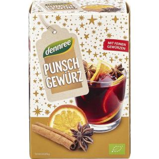 dennree Punschgewürz, 20 Btl Packung