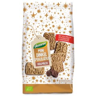 dennree Mini Spekulatius mit Vollmilch, 125 g Pack
