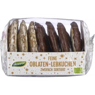 dennree Feine Oblaten Lebkuchen gemischt, 200 gr P