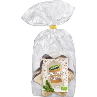 dennree Lebkuchen Sterne glasiert mit Zartbittersc