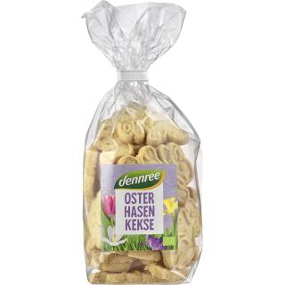 dennree Weizen Osterhasenkekse, 125 gr Packung