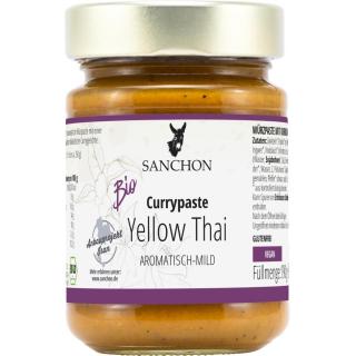 Sanchon Currypaste Yellow Thai, mild 190 g Glas