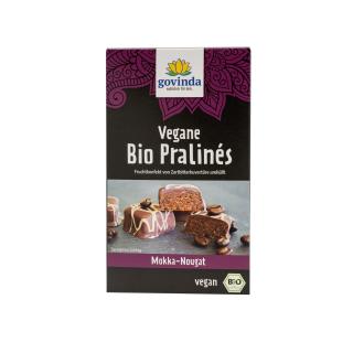 Govinda Vegane Pralinés Mokka-Nougat, 70 g Packung