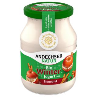 Andechser Natur Saisonjogurt Bratapfel 500 gr Glas