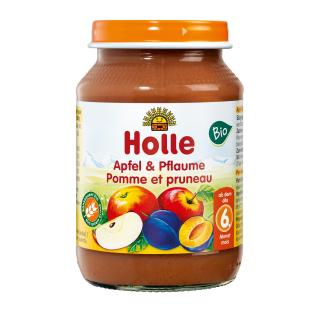 Holle Apfel & Pflaume, 190 gr Glas