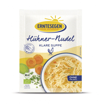 Erntesegen Hühner-Nudel Klare Suppe , 37 g Beutel