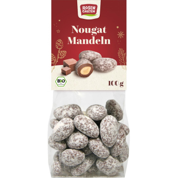 Rosengarten Nougat-Mandeln, 100 gr Beutel