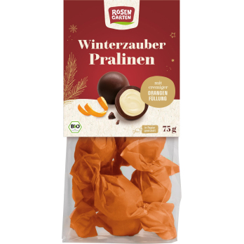 Rosengarten Winterzauber-Pralinen mit cremiger Ora