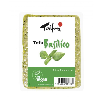 Taifun Tofu Basilico, 200 gr Packung