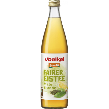 Voelkel Fairer Eistee Mate Zitrone, 0,5 L Flasche