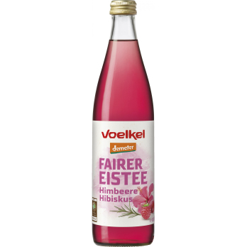 Voelkel Fairer Eistee Himbeere Hibiskus, 0,5 L Fla