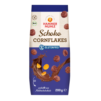 Hammermühle Schoko Cornflakes, 200 g Packung -glut