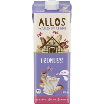 Allos Erdnuss Drink, 1 L Packung