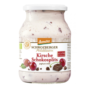 Schrozberger Milchbauern Joghurt  Kirsch-Schokospl