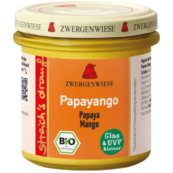 Zwergenwiese streichs drauf Papayango, 135 g Glas