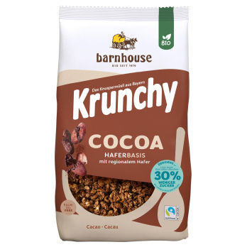 Barnhouse Krunchy Cocoa weniger Zucker, 500 g Pack