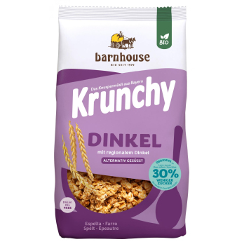 Barnhouse Krunchy Dinkel weniger Zucker, 600 g Pac