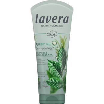 lavera Duschpeeling Purify me, 200 ml Tube